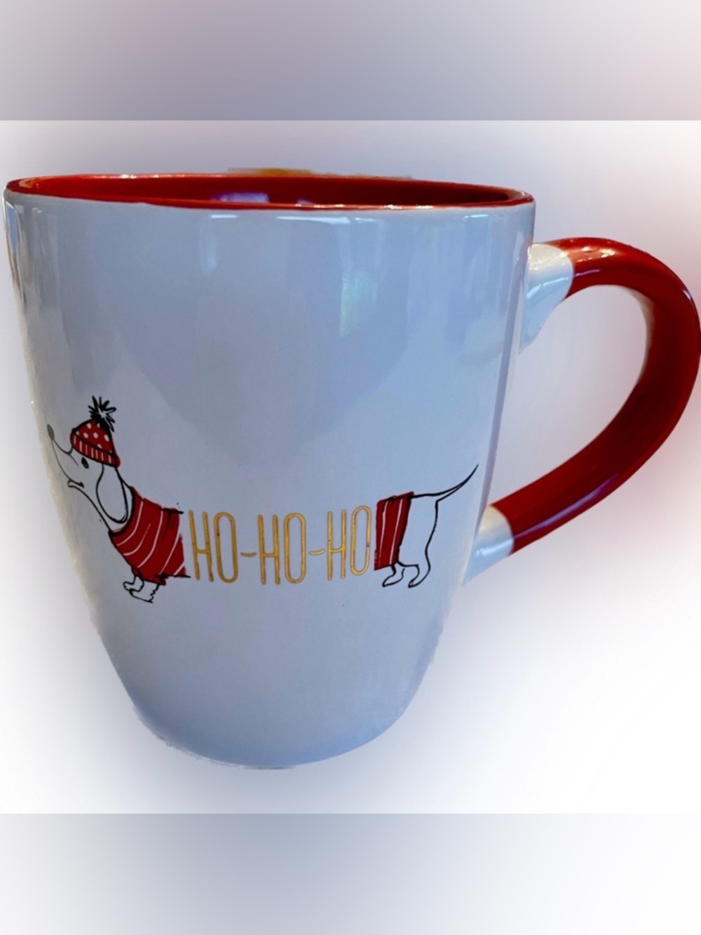 ☕️- Holiday themed Dachshund mug
